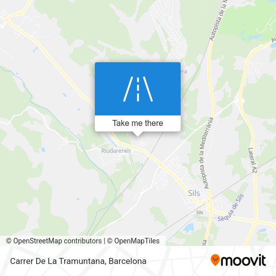 Carrer De La Tramuntana map