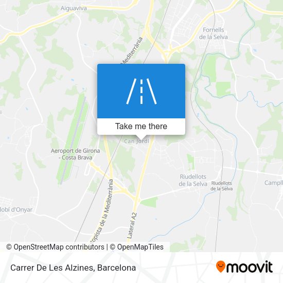 Carrer De Les Alzines map