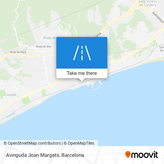 Avinguda Joan Margets map