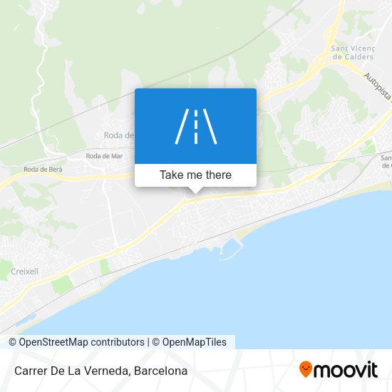 Carrer De La Verneda map