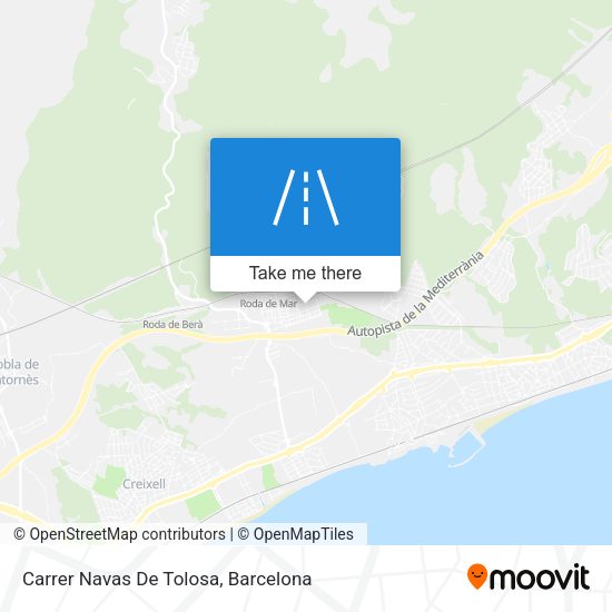 Carrer Navas De Tolosa map