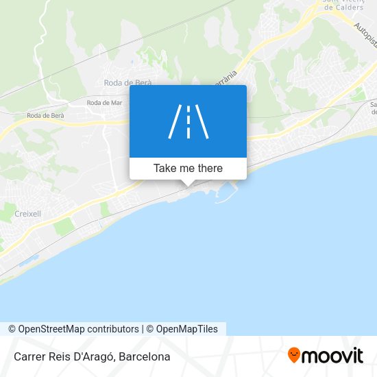 Carrer Reis D'Aragó map