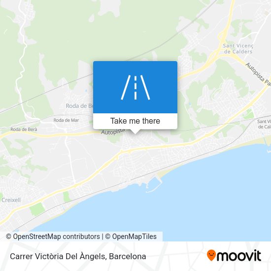 Carrer Victòria Del Àngels map