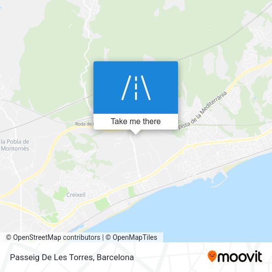 Passeig De Les Torres map