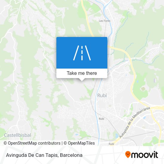 Avinguda De Can Tapis map