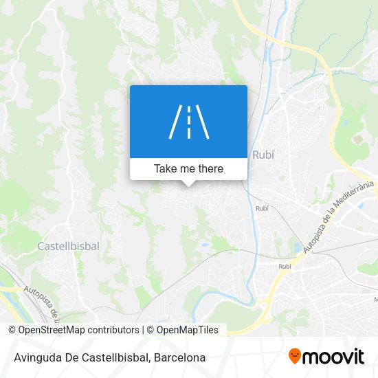 Avinguda De Castellbisbal map