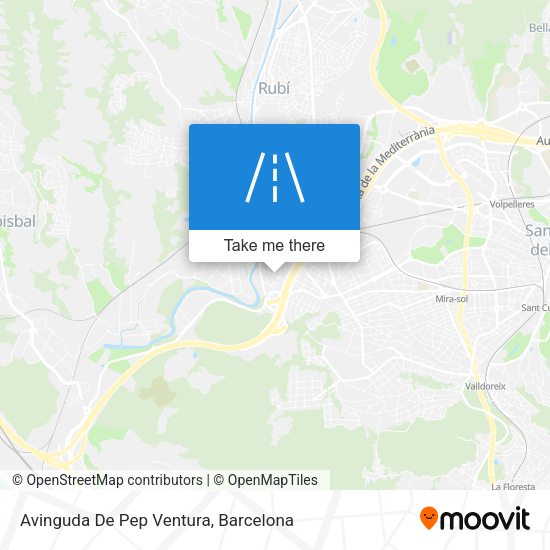 Avinguda De Pep Ventura map