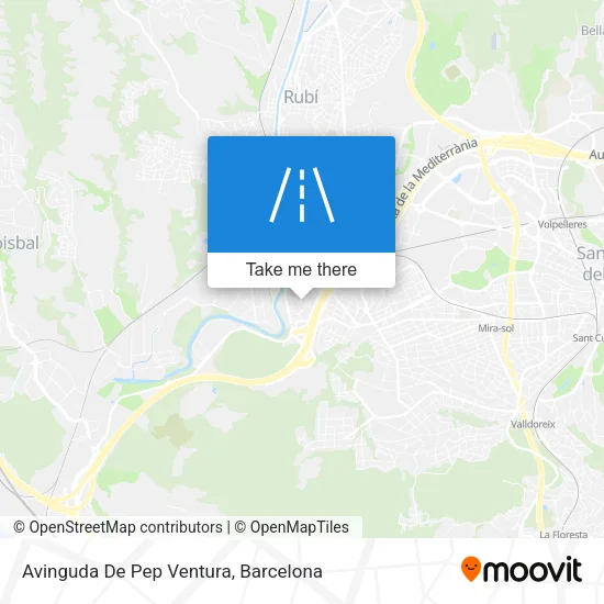 Avinguda De Pep Ventura map