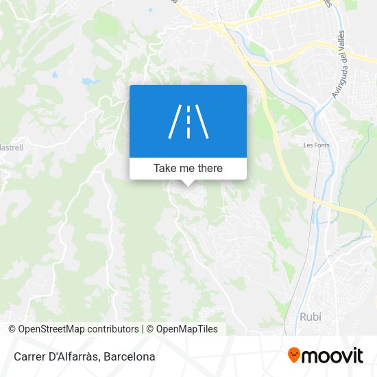 Carrer D'Alfarràs map