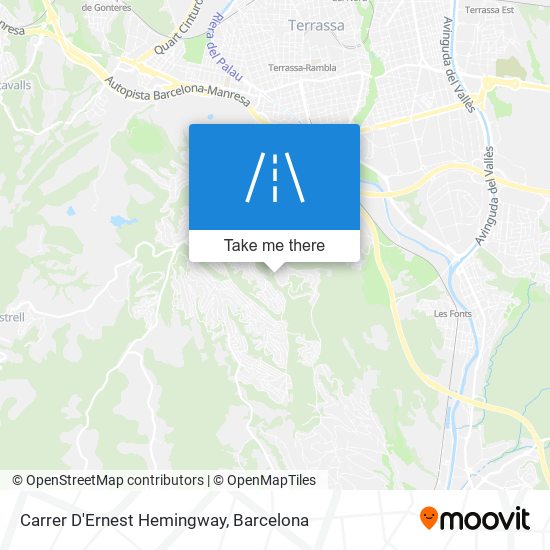 Carrer D'Ernest Hemingway map