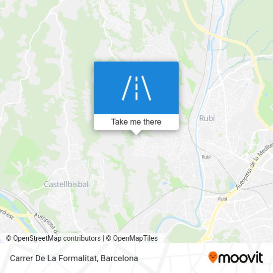Carrer De La Formalitat map