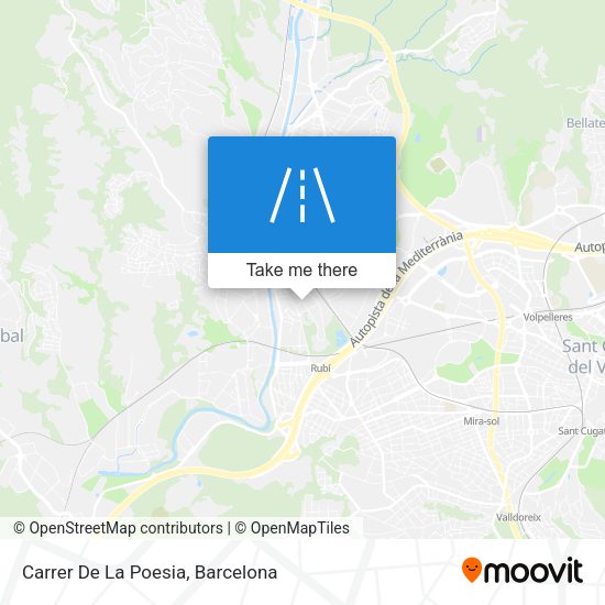 Carrer De La Poesia map