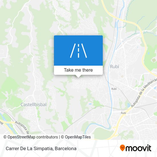 Carrer De La Simpatia map