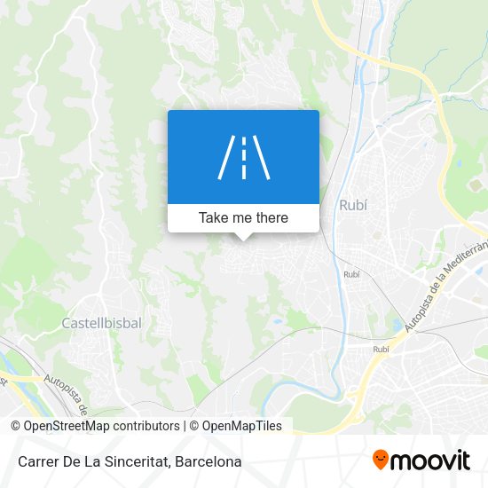 Carrer De La Sinceritat map