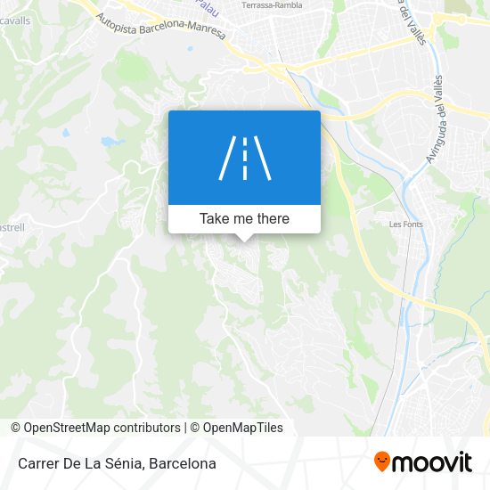 Carrer De La Sénia map