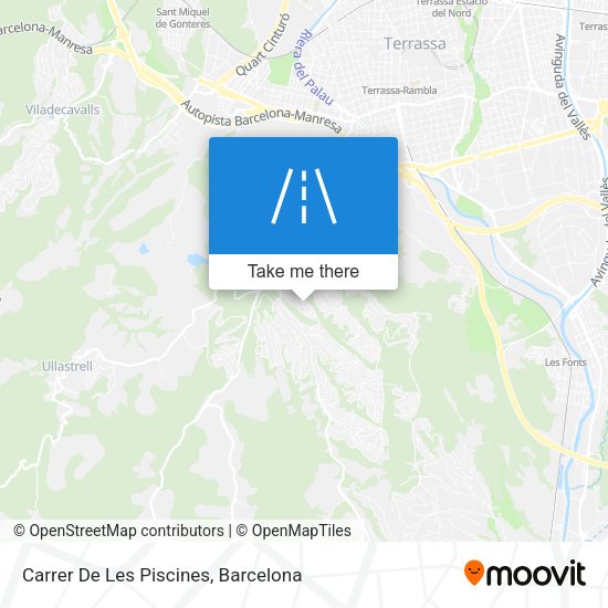 Carrer De Les Piscines map