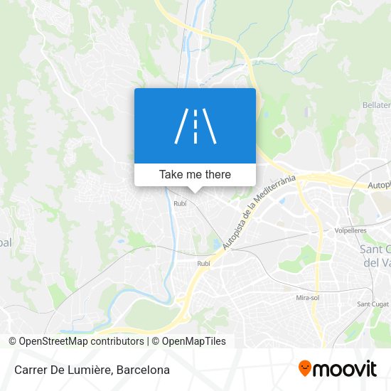 Carrer De Lumière map