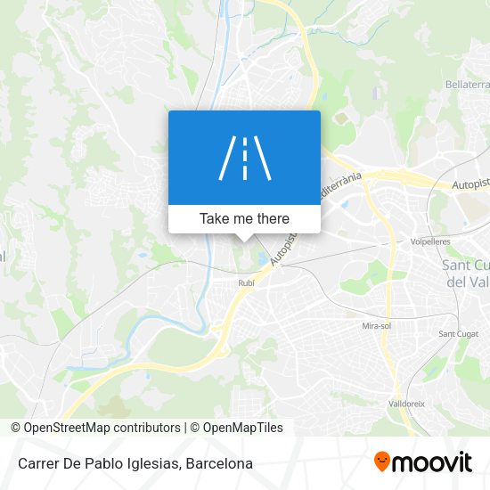 Carrer De Pablo Iglesias map