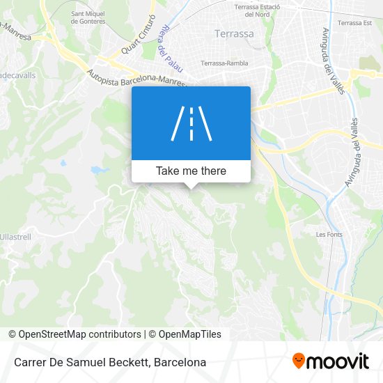 Carrer De Samuel Beckett map