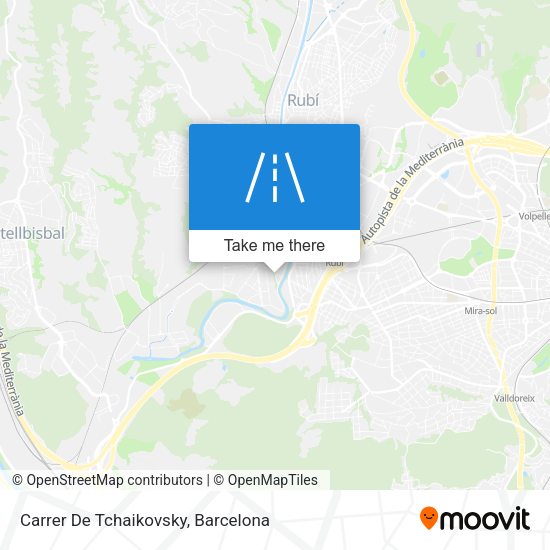 Carrer De Tchaikovsky map