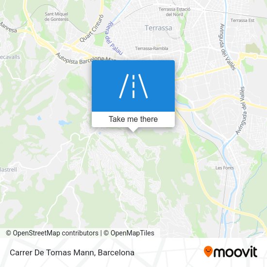 Carrer De Tomas Mann map
