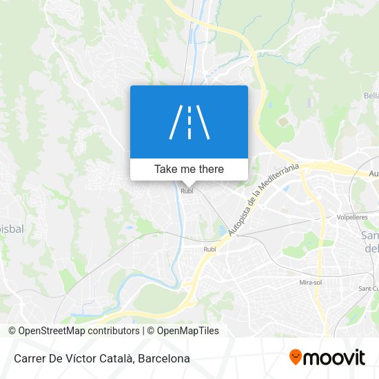 Carrer De Víctor Català map