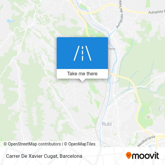 Carrer De Xavier Cugat map
