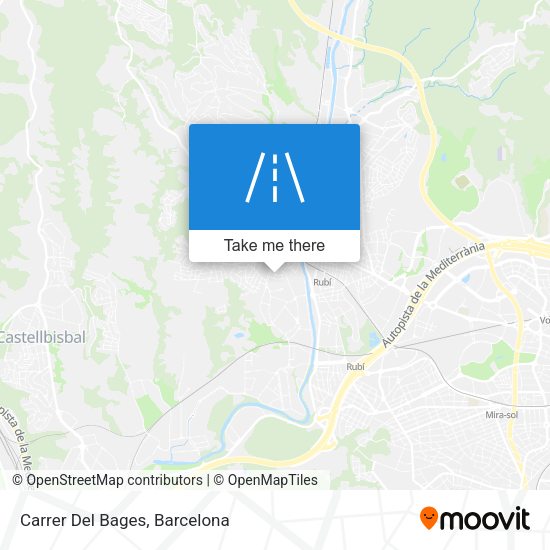 Carrer Del Bages map