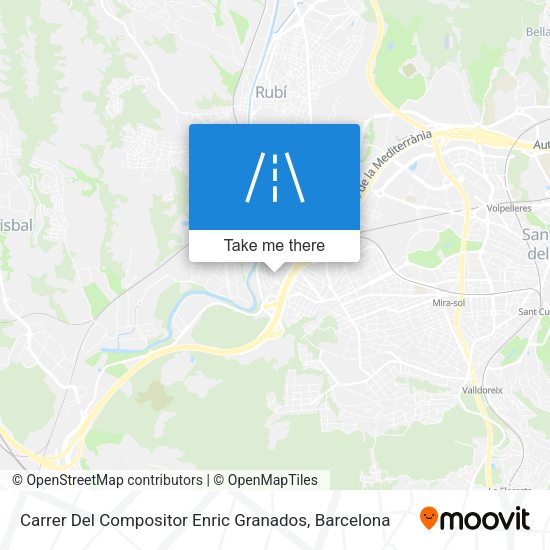 Carrer Del Compositor Enric Granados map