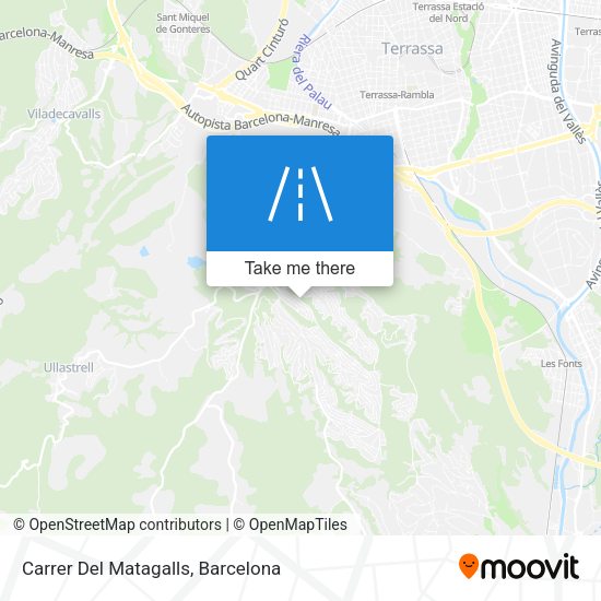 Carrer Del Matagalls map