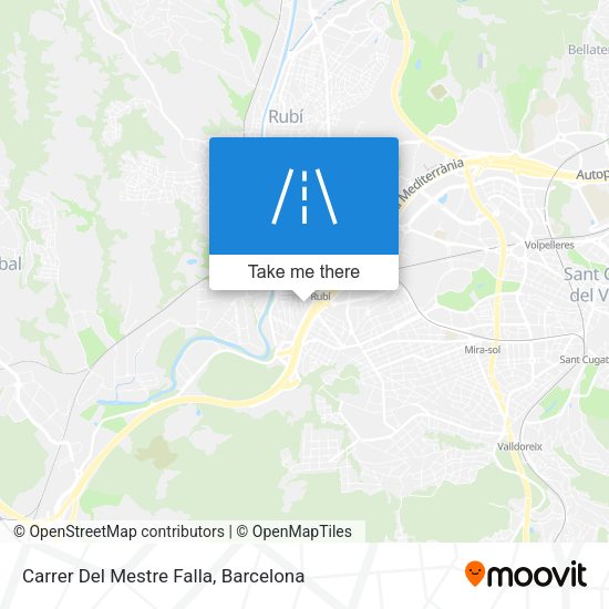 Carrer Del Mestre Falla map