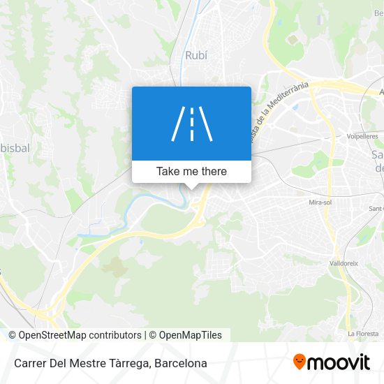 Carrer Del Mestre Tàrrega map