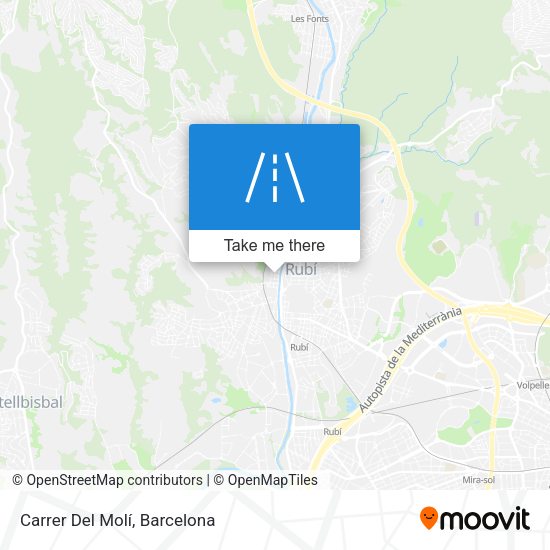 Carrer Del Molí map