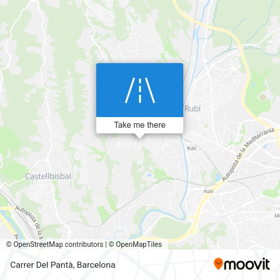 Carrer Del Pantà map