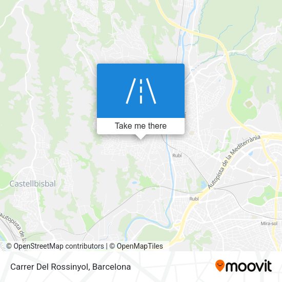 Carrer Del Rossinyol map
