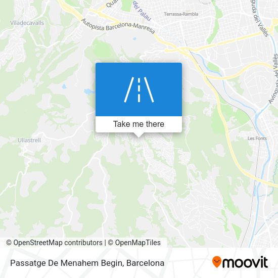 Passatge De Menahem Begin map