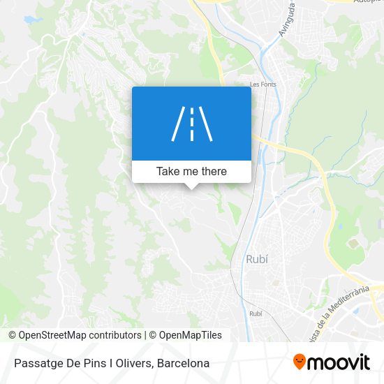 Passatge De Pins I Olivers map
