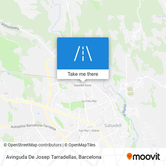 Avinguda De Josep Tarradellas map