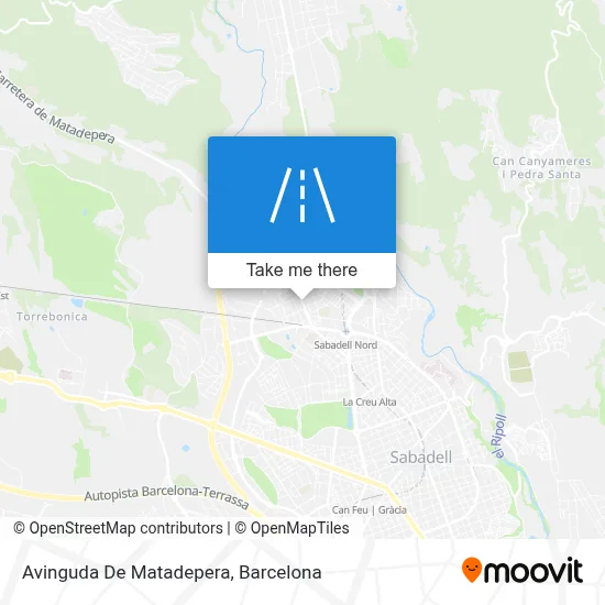 Avinguda De Matadepera map