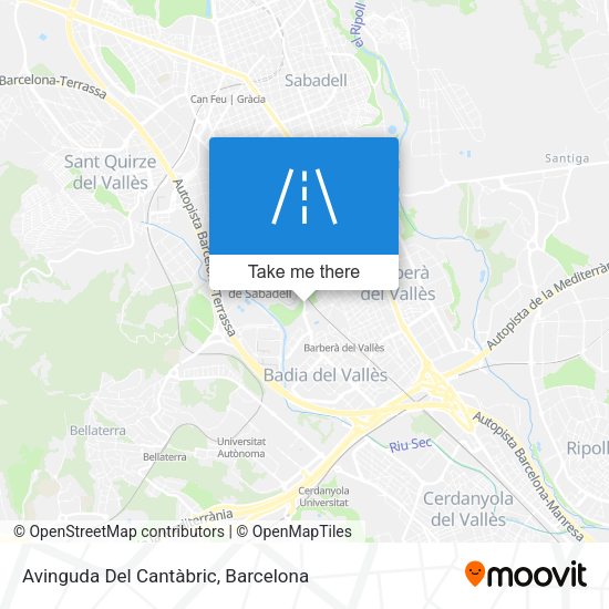 Avinguda Del Cantàbric map