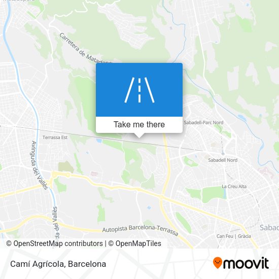 Camí Agrícola map