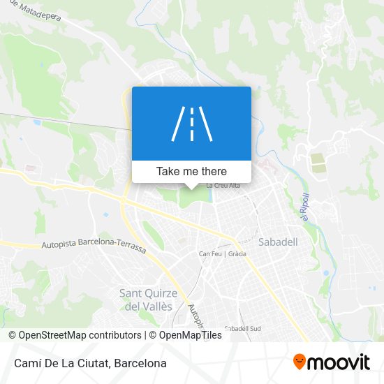 Camí De La Ciutat map
