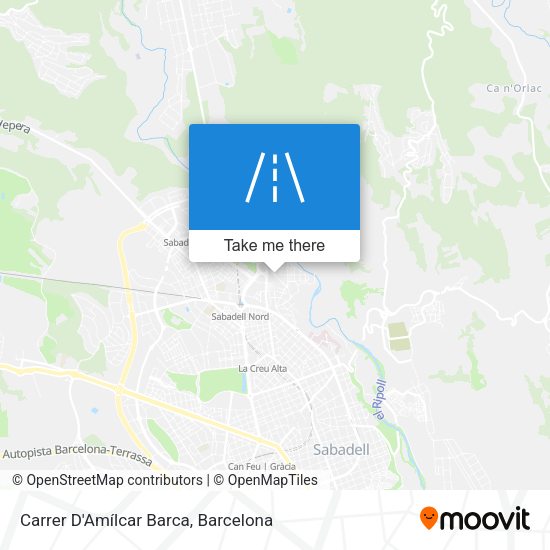 Carrer D'Amílcar Barca map
