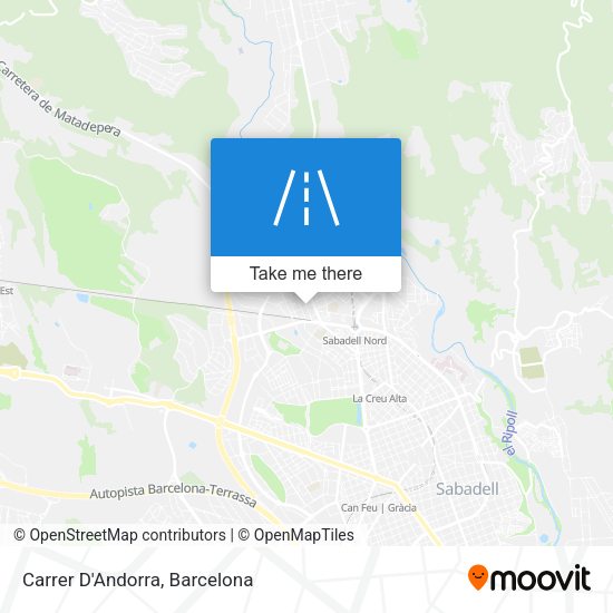 Carrer D'Andorra map