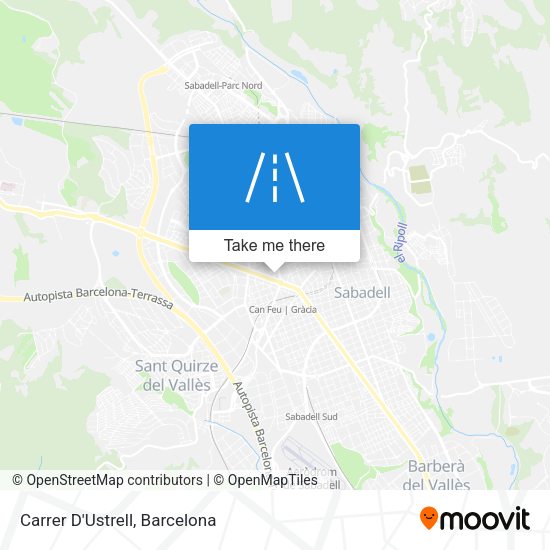 Carrer D'Ustrell map