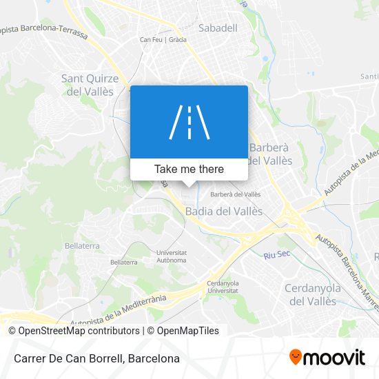 Carrer De Can Borrell map