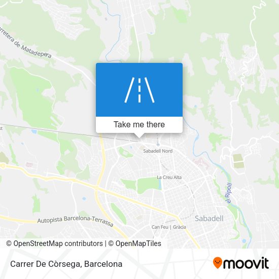 Carrer De Còrsega map