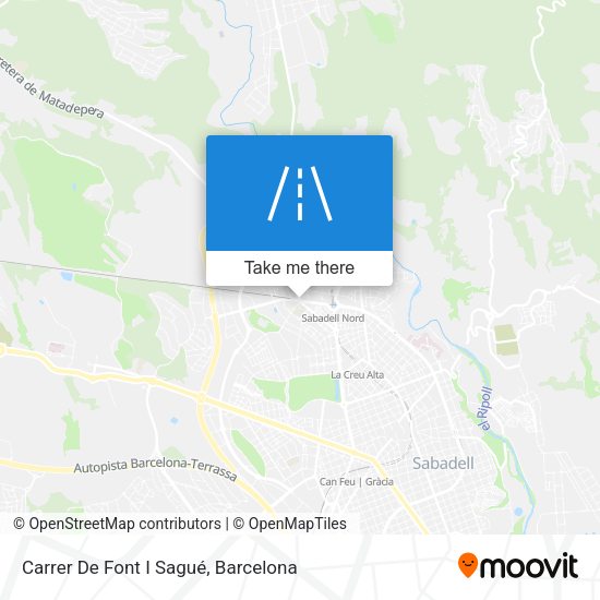 Carrer De Font I Sagué map