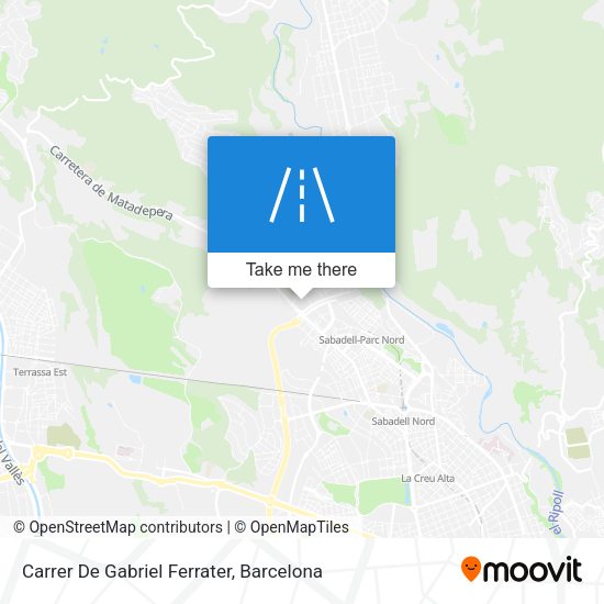 Carrer De Gabriel Ferrater map