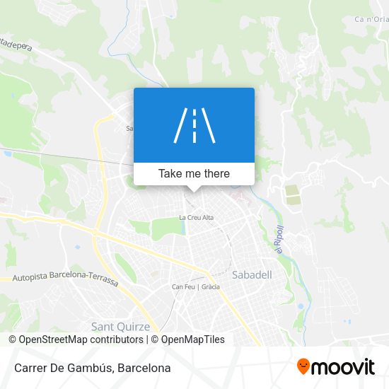 Carrer De Gambús map